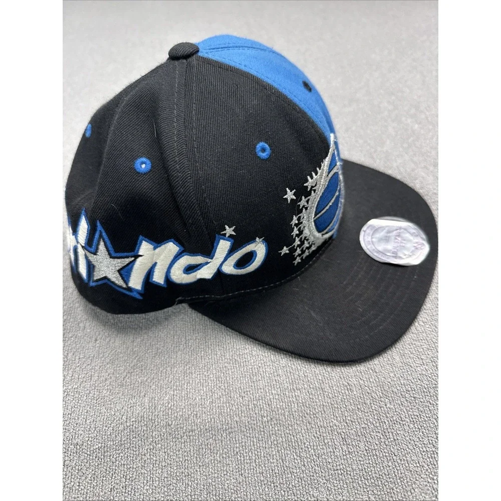 Orlando Magic Snap Back Hat CAP NBA Basketball Black Stars Mitchell Ness Mens